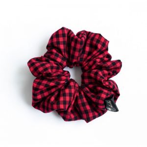 Tartan scrunchie